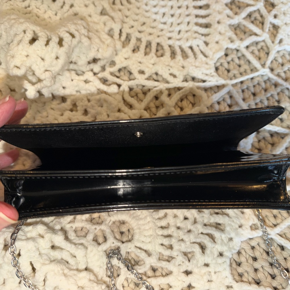 Vintage Coach Black & Silver Evening Bag/Clutch - Picture 7 of 11